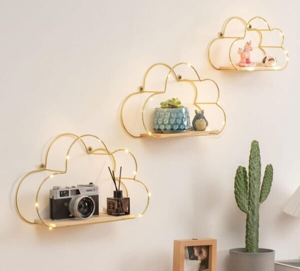 Cloud shaped floating shelf Cloud shaped floating shelf