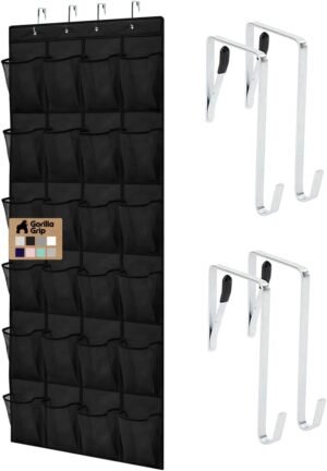 GORILLA GRIP Over the Door Shoe Organizer GORILLA GRIP Over the Door Shoe Organizer